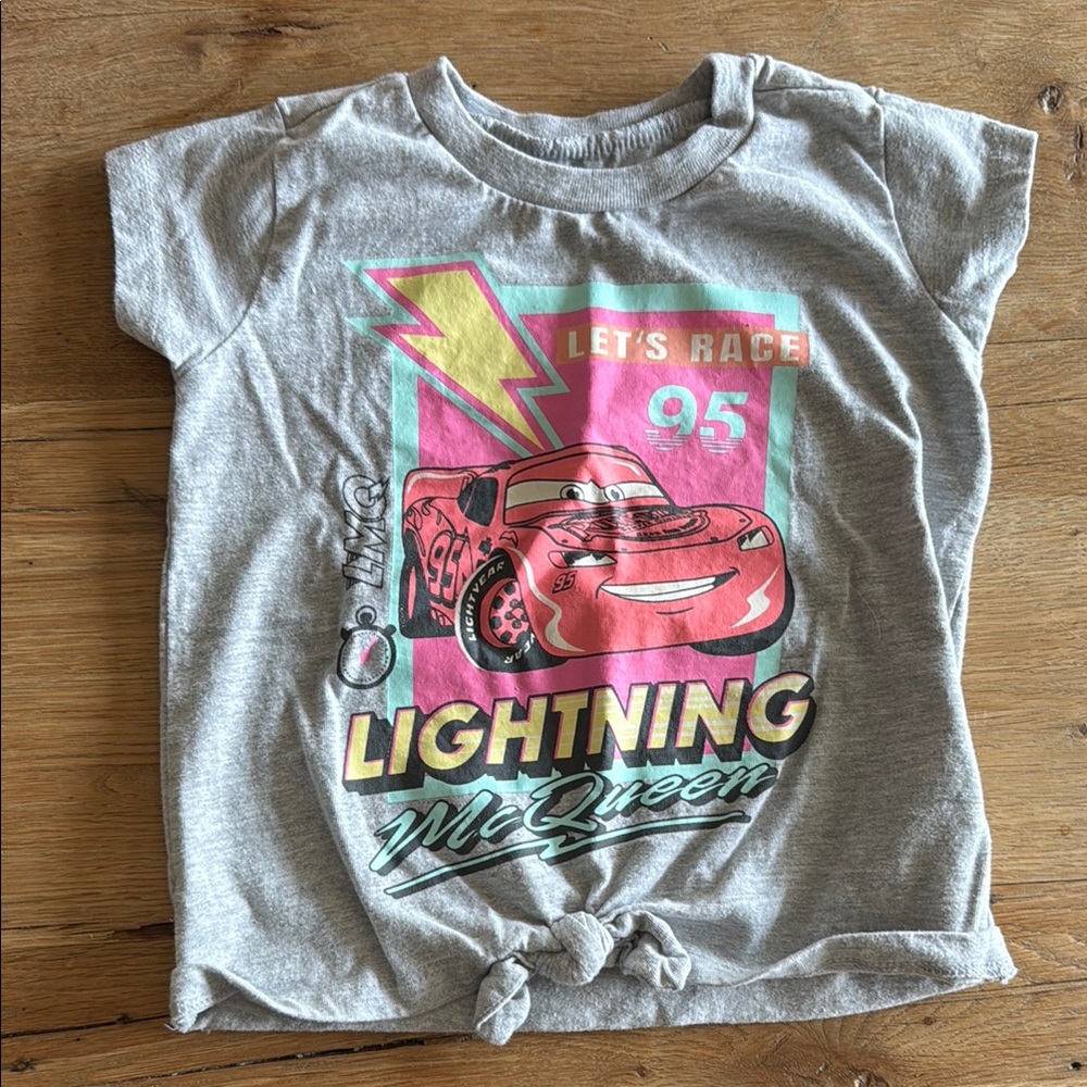 Disney Cars Lightning McQueen Toddler Girls Shirt